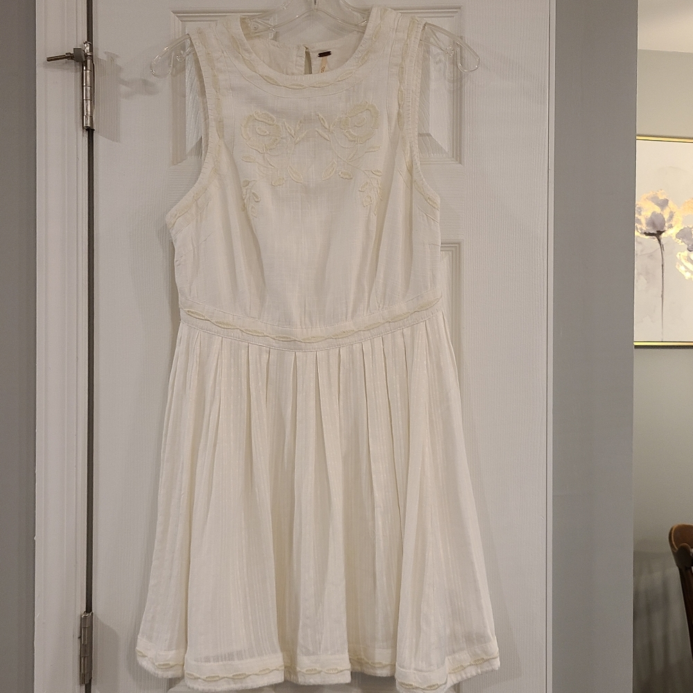 Free People Birds of a Feather white dress Size 6